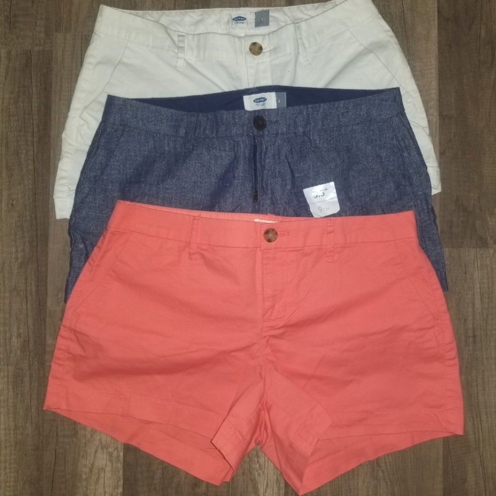 3 pairs of shorts